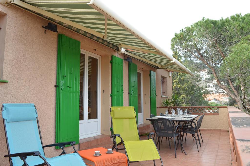 Villa Superbe Vue Sur Mer Et Sur La Montagne Jardin Terrasses بانيول سور مير المظهر الخارجي الصورة
