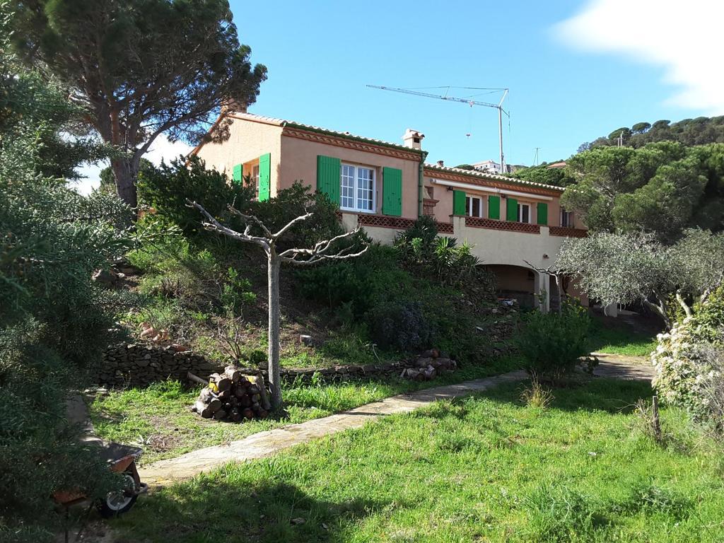 Villa Superbe Vue Sur Mer Et Sur La Montagne Jardin Terrasses بانيول سور مير المظهر الخارجي الصورة